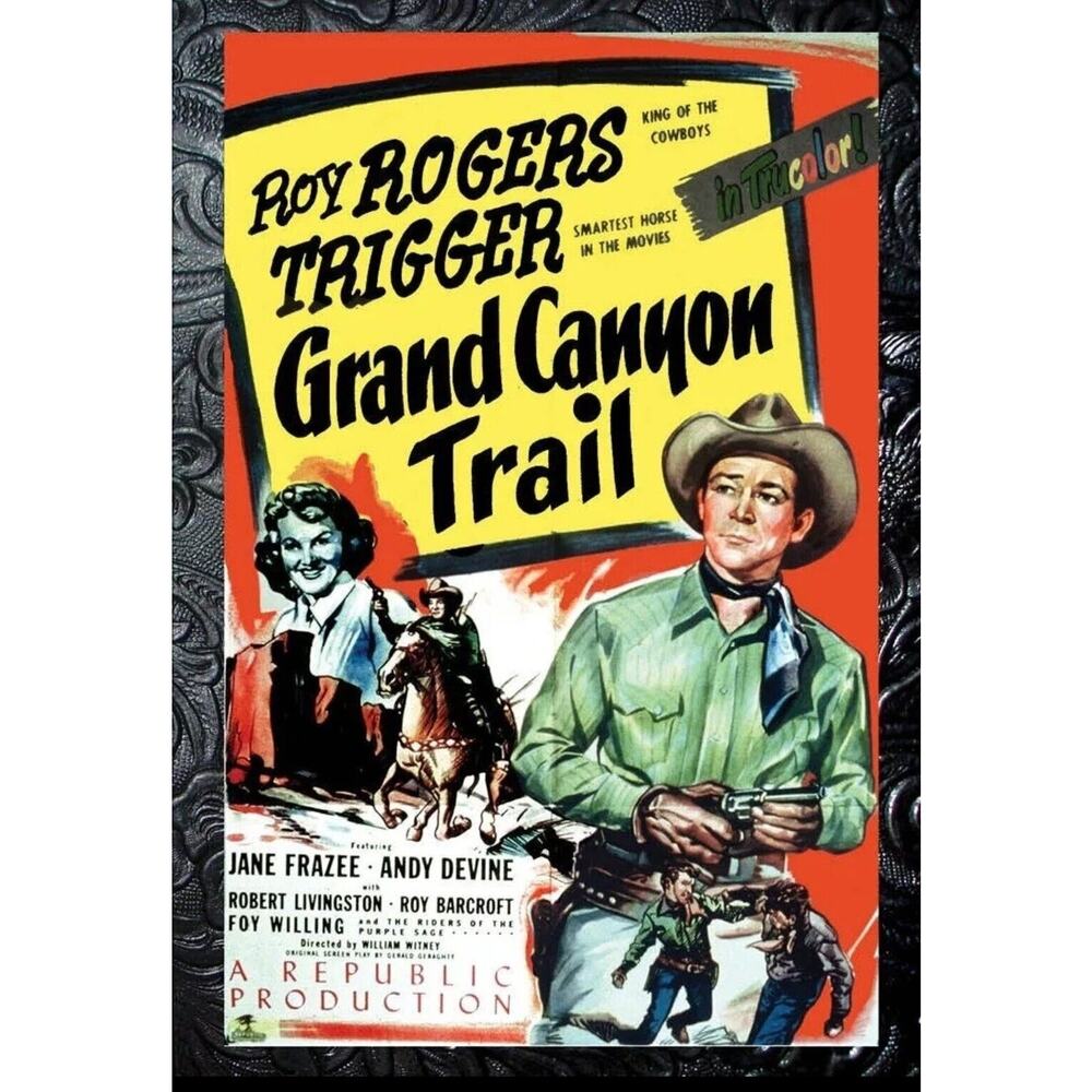 The Grand Canyon Trail DVD Western Roy Rogers Jane Frazee Andy Devine Emmett Lyn